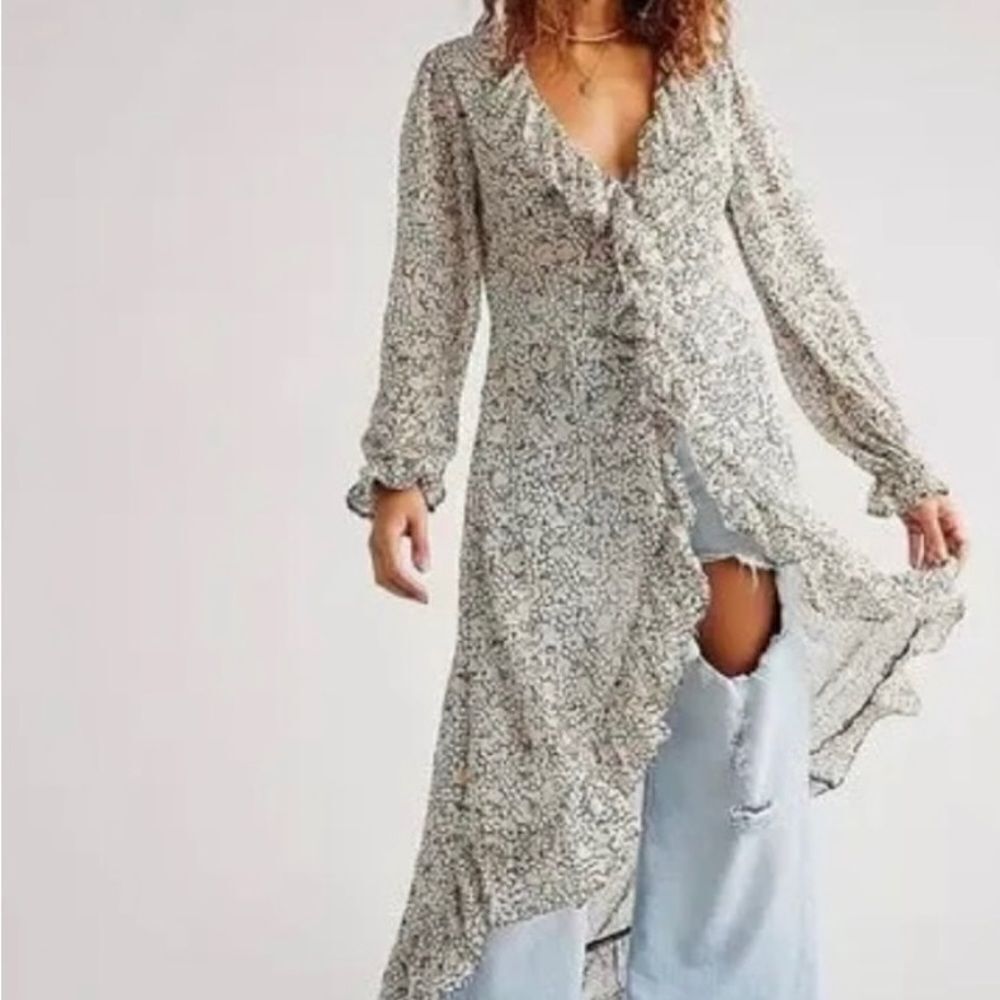 New Free People Gigi Floral Chiffon 
Maxi Top size S and size L
$198